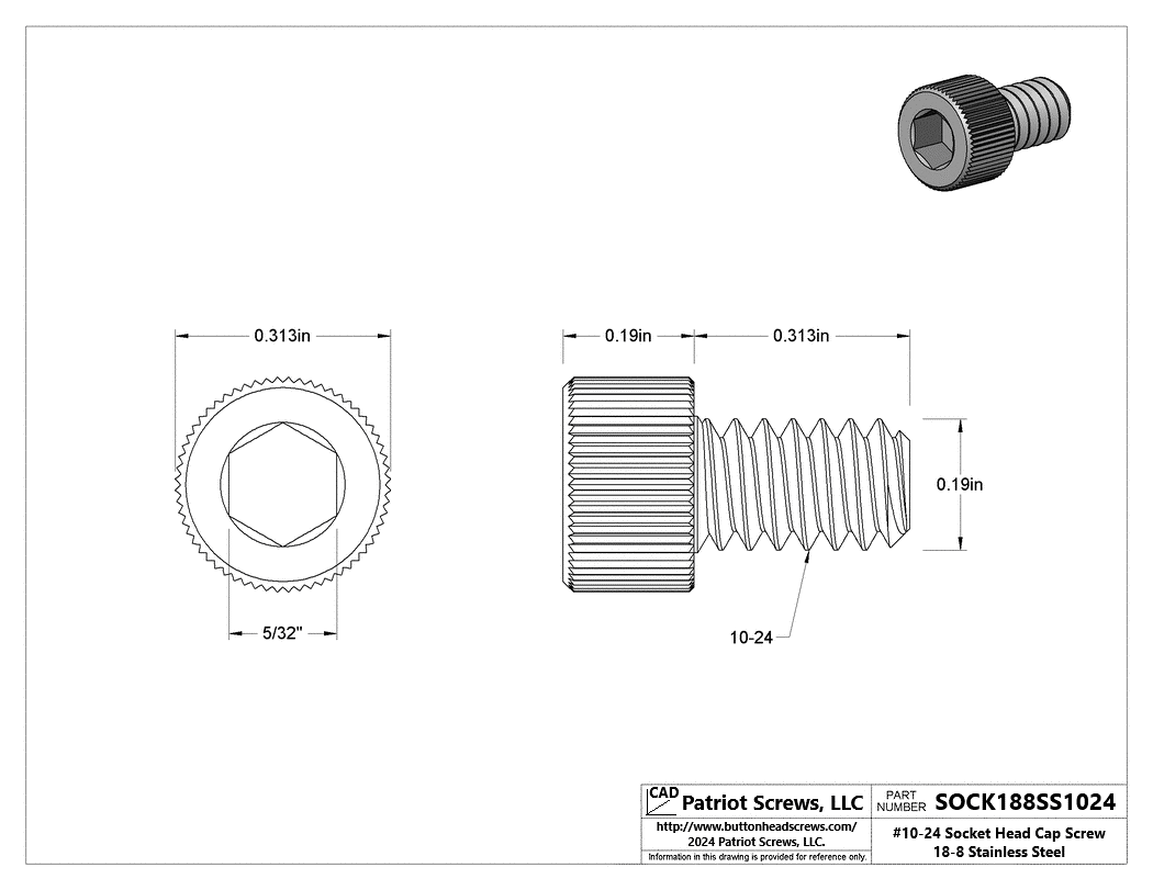 High-Quality Socket Head Cap Screws | Patriot Screws