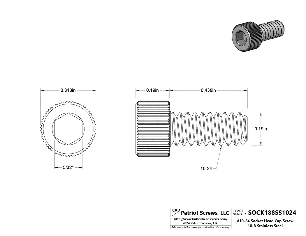 High-Quality Socket Head Cap Screws | Patriot Screws