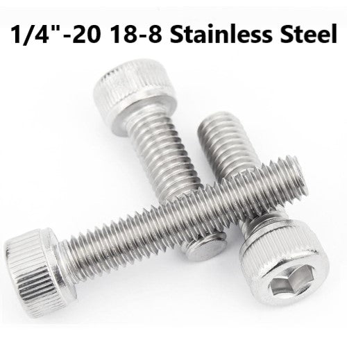 1/4”-20 18-8 Stainless Steel Socket Head Cap Screw