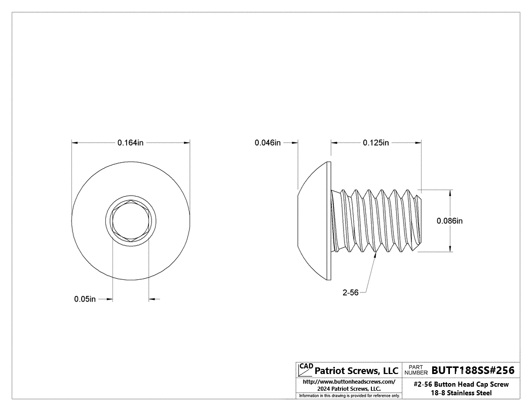 Button Head Socket Cap Screws - Reliable & Durable | Patriot Screws