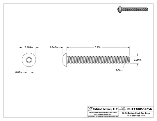 Button Head Socket Cap Screws - Reliable & Durable | Patriot Screws