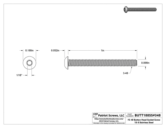 Button Head Socket Cap Screws - Quality & Durability | Patriot Screws