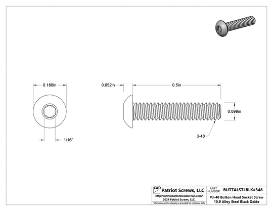 Button Head Socket Cap Screw | High-Quality by Patriot Screws