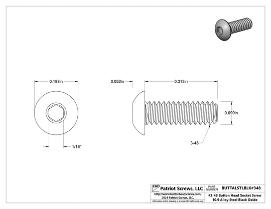 Button Head Socket Cap Screw | High-Quality by Patriot Screws