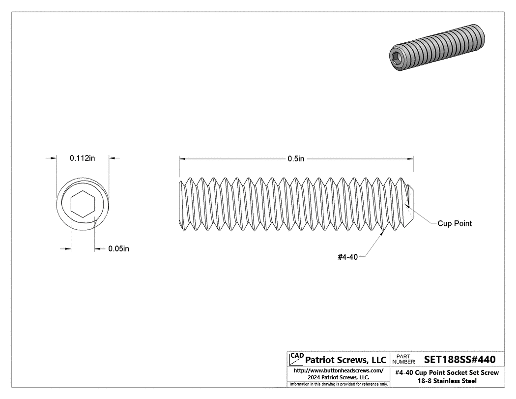 High-Quality Socket Set Screws - Patriot Screws