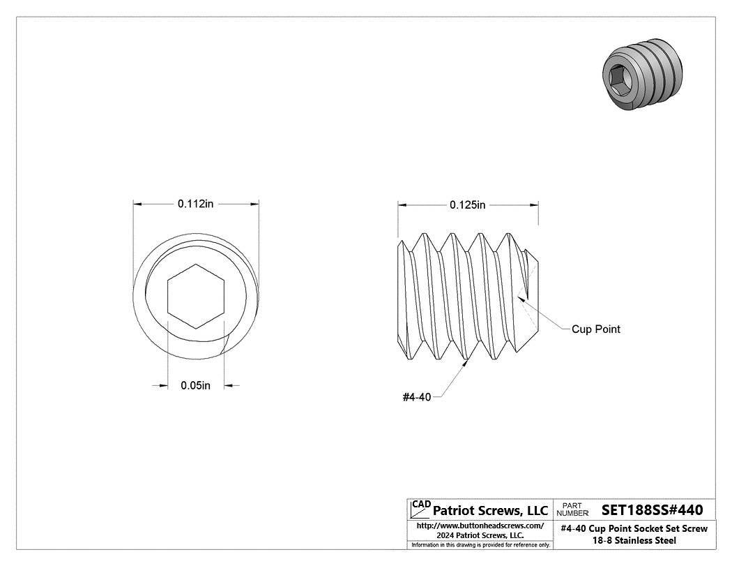 High-Quality Socket Set Screws - Patriot Screws