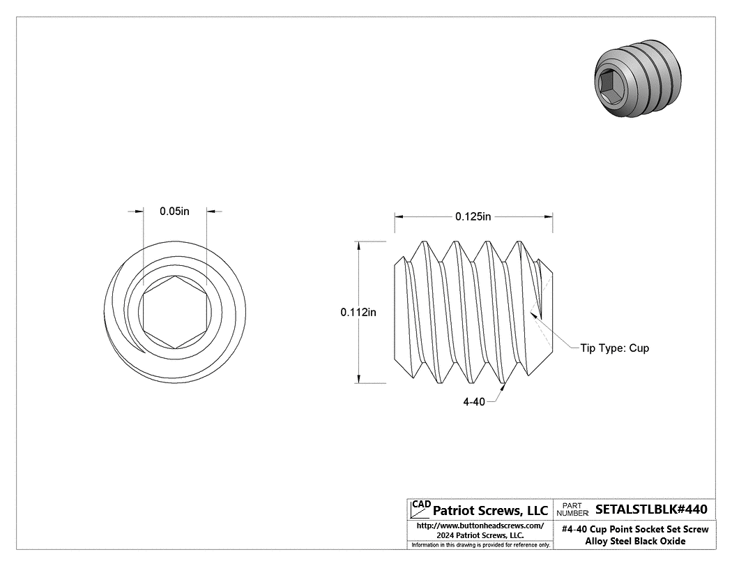 High-Quality Socket Set Screws by Patriot Screws