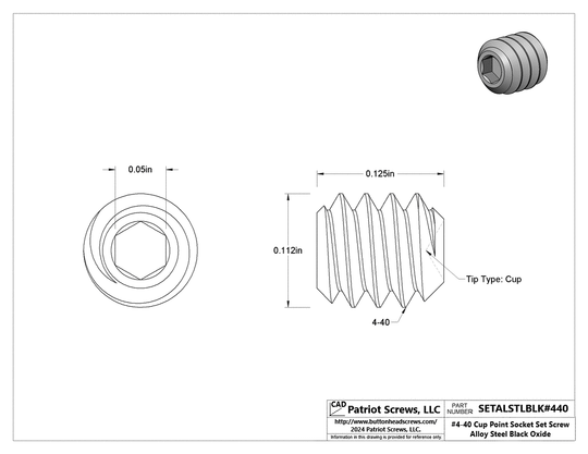 High-Quality Socket Set Screws by Patriot Screws