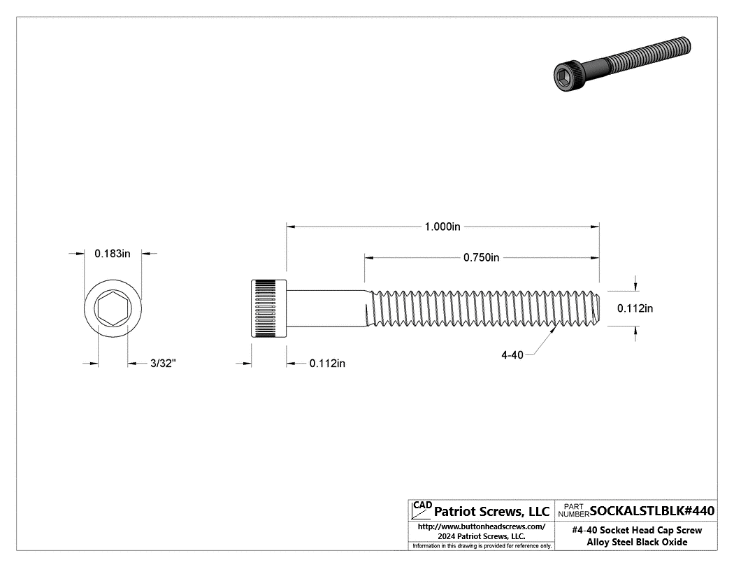 High-Quality Socket Head Cap Screws by Patriot Screws