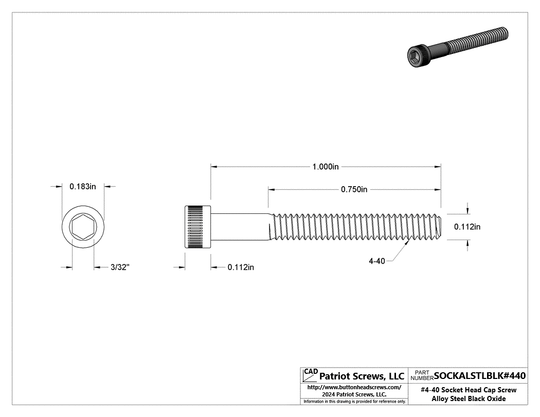 High-Quality Socket Head Cap Screws by Patriot Screws