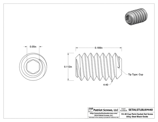 High-Quality Socket Set Screws by Patriot Screws