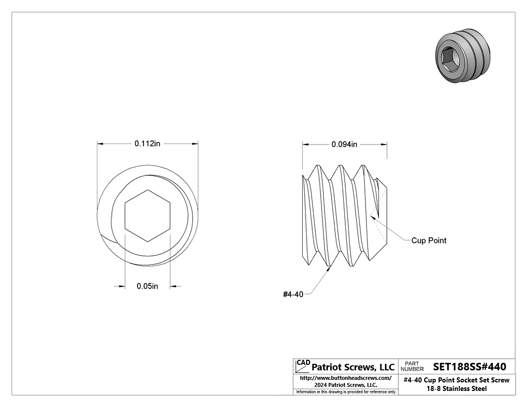 High-Quality Socket Set Screws - Patriot Screws