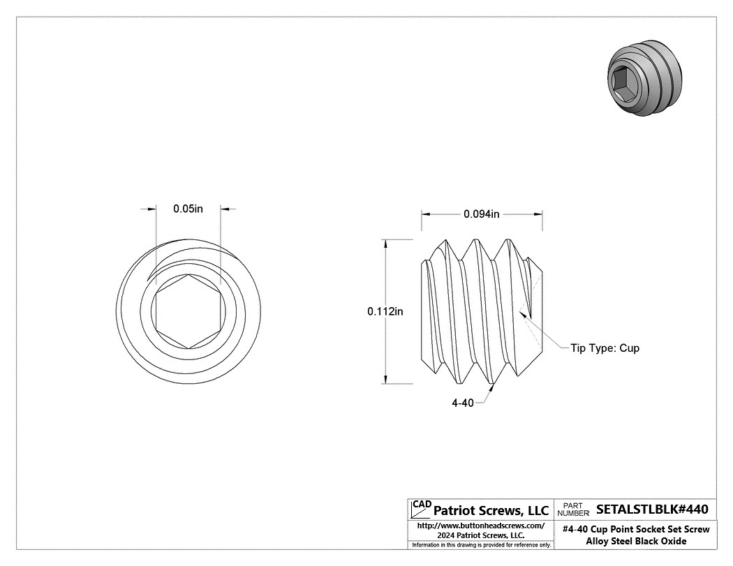 High-Quality Socket Set Screws by Patriot Screws