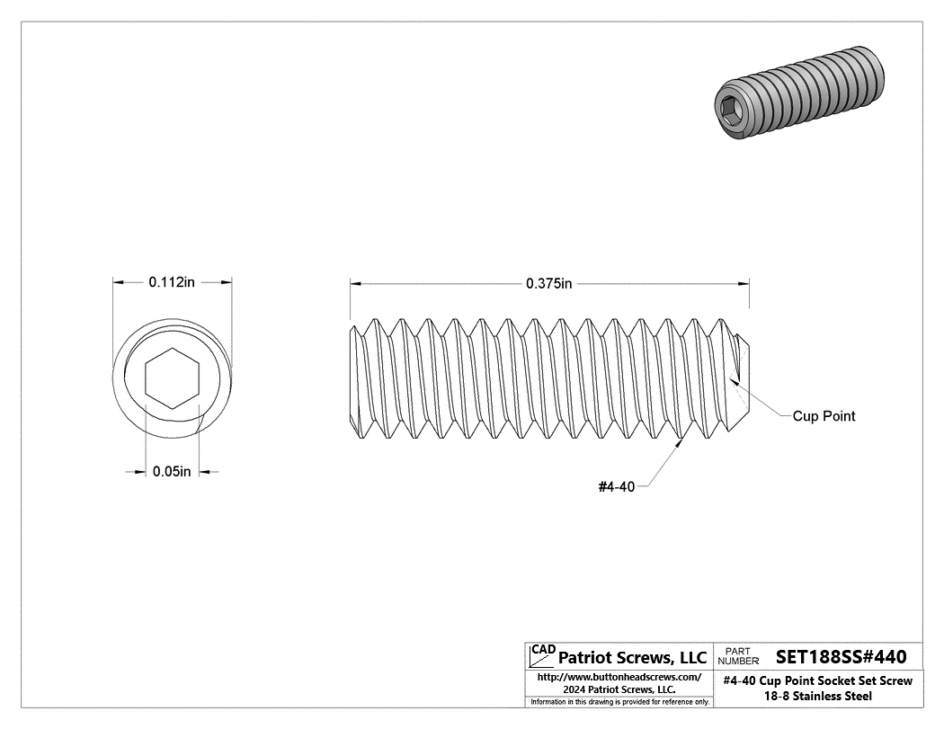 High-Quality Socket Set Screws - Patriot Screws