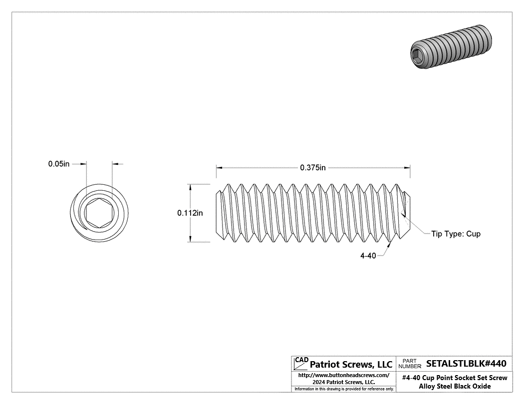 High-Quality Socket Set Screws by Patriot Screws