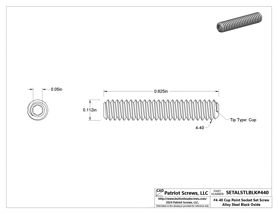 High-Quality Socket Set Screws by Patriot Screws