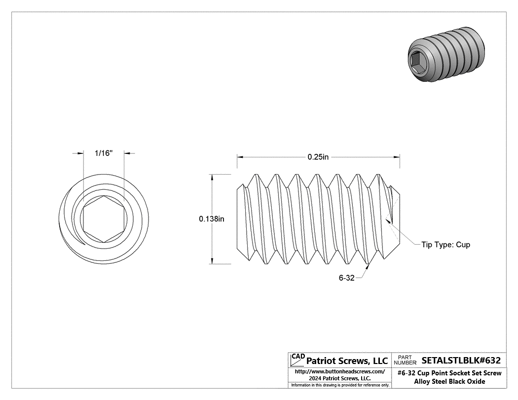 High-Quality Socket Set Screw by Patriot Screws