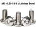 M3-0.50 12.9 Alloy Steel Black Oxide Button Head Cap Screw